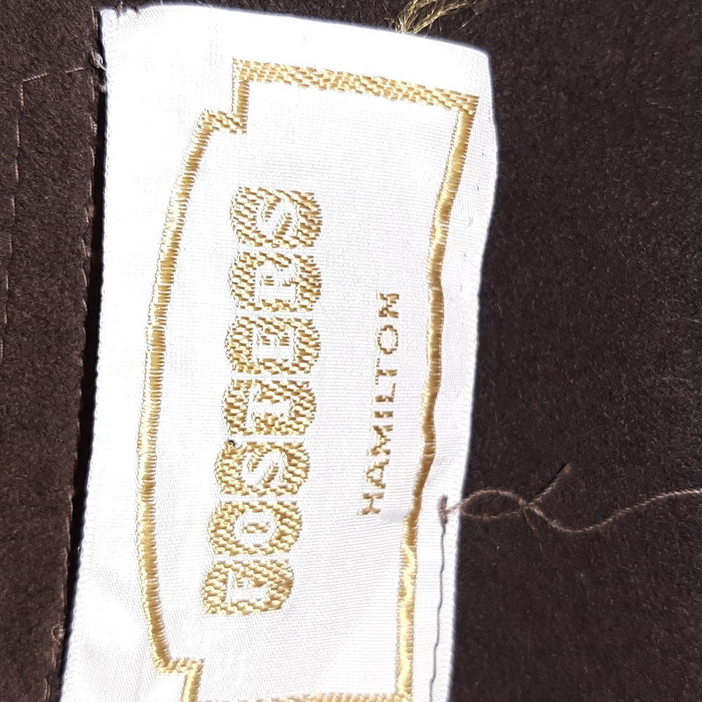 Vintage ultrasuede dress with leather belt. - Picture 7 of 7